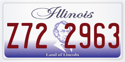 IL license plate Z722963