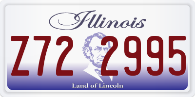 IL license plate Z722995