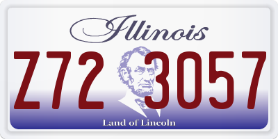 IL license plate Z723057