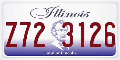 IL license plate Z723126