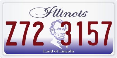 IL license plate Z723157