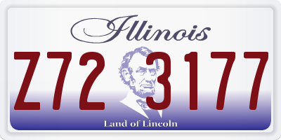 IL license plate Z723177