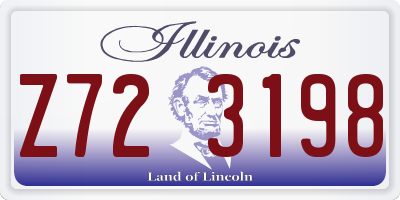 IL license plate Z723198
