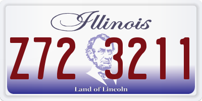 IL license plate Z723211