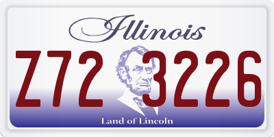 IL license plate Z723226