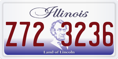IL license plate Z723236