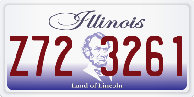 IL license plate Z723261
