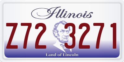 IL license plate Z723271