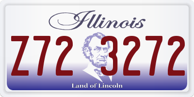 IL license plate Z723272