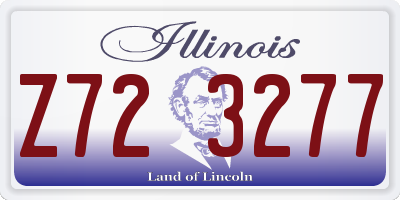 IL license plate Z723277