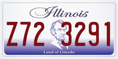 IL license plate Z723291