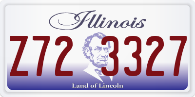 IL license plate Z723327