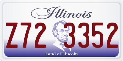 IL license plate Z723352