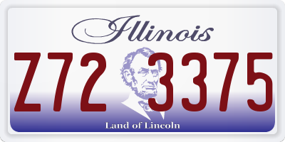 IL license plate Z723375