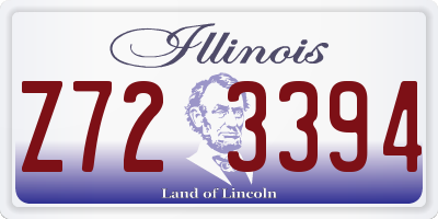 IL license plate Z723394