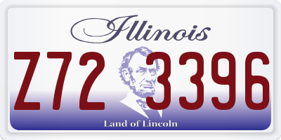 IL license plate Z723396