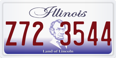 IL license plate Z723544
