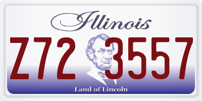 IL license plate Z723557