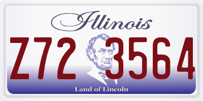 IL license plate Z723564