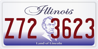 IL license plate Z723623