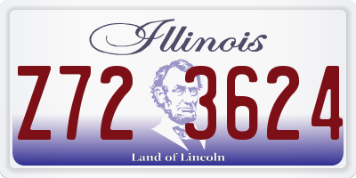 IL license plate Z723624