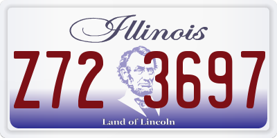 IL license plate Z723697