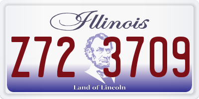 IL license plate Z723709