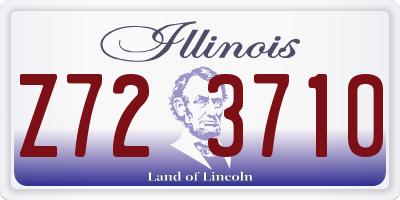 IL license plate Z723710