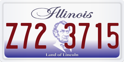 IL license plate Z723715