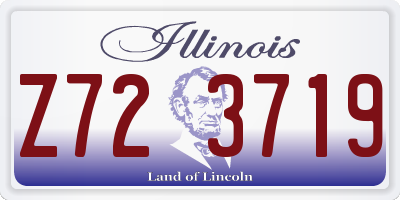 IL license plate Z723719