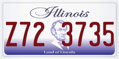 IL license plate Z723735