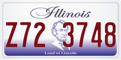 IL license plate Z723748