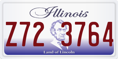 IL license plate Z723764