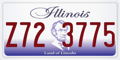 IL license plate Z723775