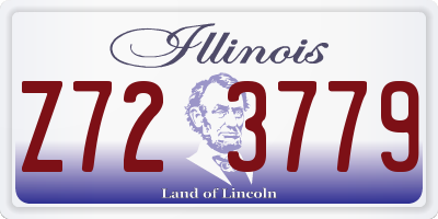 IL license plate Z723779
