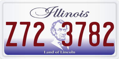 IL license plate Z723782