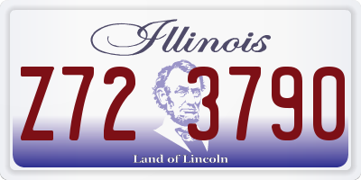 IL license plate Z723790