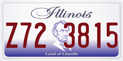 IL license plate Z723815