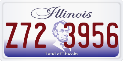 IL license plate Z723956