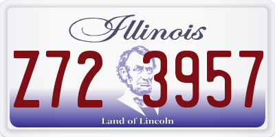 IL license plate Z723957