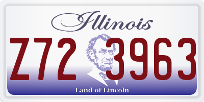 IL license plate Z723963