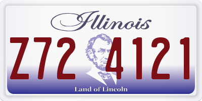 IL license plate Z724121