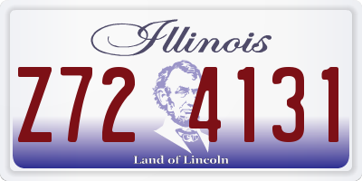 IL license plate Z724131