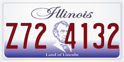 IL license plate Z724132