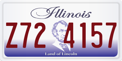 IL license plate Z724157