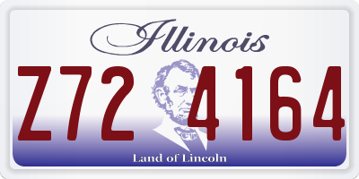 IL license plate Z724164