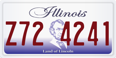 IL license plate Z724241