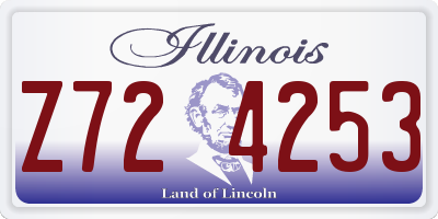 IL license plate Z724253
