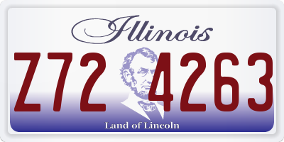 IL license plate Z724263