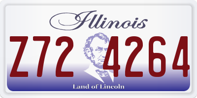 IL license plate Z724264